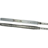 Inter-Tech 26" telescopische railset voor IPC-behuizing inbouwrails Zilver