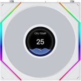Lian Li UNI FAN TL LCD FLEX 120 Wireless RGB case fans Wit, 3 stuks, 124 x 120 x 28 mm, PWM