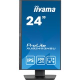 iiyama ProLite XUB2493HSU-B7 24" monitor Zwart (mat), 100 Hz, HDMI, DisplayPort, USB, Audio, Adaptive Sync