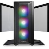 Lian Li Lancool II Mesh RGB midi tower behuizing Zwart | 2x USB-A | 1x USB-C | RGB | Tempered Glass