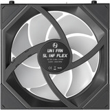Lian Li UNI FAN SL-INF FLEX 120 Reverse Wireless RGB case fan Zwart, 120 x 124 x 28 mm, PWM