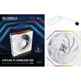 Lian Li UNI FAN TL 120 Wireless Reverse Blade RGB case fan Wit, 120 x 124 x 28 mm, PWM