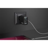 Sitecom 65W GaN Power Delivery wandoplader met led-scherm Zwart