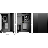 be quiet! be quiet! Light Base 500 midi tower behuizing Zwart | 3x USB-C | Window