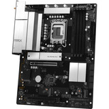 ASRock B860 ROCK WIFI 7 socket 1851 moederbord Zwart/zilver, RAID, 2.5Gb-LAN, Wi-Fi 7, BT, Sound, ATX