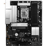 ASRock B860 ROCK WIFI 7 socket 1851 moederbord Zwart/zilver, RAID, 2.5Gb-LAN, Wi-Fi 7, BT, Sound, ATX