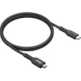 Club 3D USB-C 2.0 Gen1 > Micro USB kabel Zwart, 1 meter