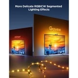 Govee TV Backlight 3 Lite verlichting Zwart, 2,4GHz-wifi + Bluetooth, voor 55 - 65 inch tv's