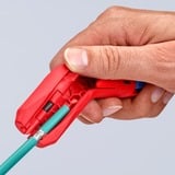 KNIPEX ErgoStrip Universeel kabelstrip- /ontmantelingsgereedschap Rood/blauw