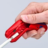 KNIPEX ErgoStrip Universeel kabelstrip-/ontmantelingsgereedschap Rood/blauw