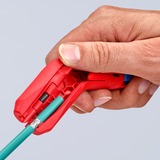KNIPEX ErgoStrip Universeel kabelstrip-/ontmantelingsgereedschap Rood/blauw
