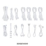 Lian Li EDGE1000 modulaire 1000 watt voeding  Wit, 1x 12V-2x6, 3x PCIe, 4x USB-header