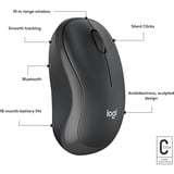 Logitech M240 Silent muis Grafiet, Bluetooth