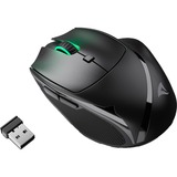 Sharkoon OfficePal M25W muis Zwart, 400 - 4000 dpi, RGB, 2,4 GHz / USB