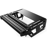 Trak Racer TR One universele pedaalmontage met hielsteun bevestiging Zwart