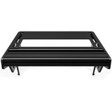 Trak Racer TR One universele pedaalmontage met hielsteun bevestiging Zwart