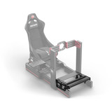 Trak Racer TR One universele pedaalmontage met hielsteun bevestiging Zwart