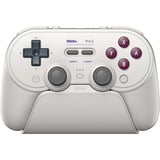 8BitDo Pro 3 Bluetooth Gamepad Lichtgrijs/rood, Switch 1 & 2, PC, Android, 2.4 GHz / Bluetooth / USB
