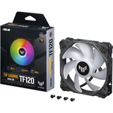 ASUS Asus TUF GAMING TF120 ARGB case fan Zwart/transparant