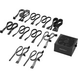 Corsair RM750x Shift, 750 Watt voeding  Zwart, 1x 12V-2x6, 2x PCIe, Kabel-Management