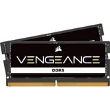 Corsair Vengeance 64 GB DDR5-5600 (2x 32 GB) laptopgeheugen Zwart, CMSX64GX5M2A5600C48, SO-DIMM
