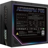 GIGABYTE AORUS ELITE GP-AE1000PM PG5, 1000 Watt voeding  Zwart, 6x PCIe, 1x 12VHPWR, Kabelmanagement