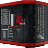 HYTE Y70 midi tower behuizing Rood | 2x USB-A | 1x USB-C | Tempered Glass