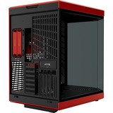 HYTE Y70 midi tower behuizing Rood | 2x USB-A | 1x USB-C | Tempered Glass