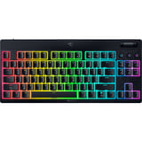 Razer BlackWidow V4 Low-Profile, gaming toetsenbord Zwart, FR lay-out, Razer Low-Profile Orange, RGB leds, TKL