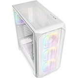 Sharkoon AK5M RGB midi tower behuizing Wit | 2x USB-A | 1x USB-C | RGB | Window