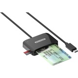 Sitecom USB-C ID kaartlezer Zwart