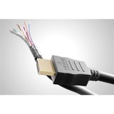 goobay High Speed HDMI 2.0 kabel met Ethernet Zwart, 7,5 meter