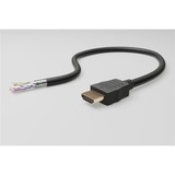 goobay High Speed HDMI 2.0 kabel met Ethernet Zwart, 7,5 meter