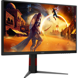 AOC U27G4XM 27" 4K UHD gaming monitor Zwart/rood, HDMI, DisplayPort, 4x USB-A, USB-B, 160 Hz / 320 Hz
