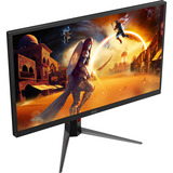 AOC U27G4XM 27" 4K UHD gaming monitor Zwart/rood, HDMI, DisplayPort, 4x USB-A, USB-B, 160 Hz / 320 Hz