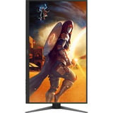 AOC U27G4XM 27" 4K Ultra HD gaming monitor Zwart/rood, 1x DisplayPort, 1x HDMI, 4x USB-A, 160 Hz / 320 Hz