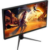 AOC U27G4XM 27" 4K Ultra HD gaming monitor Zwart/rood, 1x DisplayPort, 1x HDMI, 4x USB-A, 160 Hz / 320 Hz