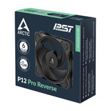 ARCTIC P12 Pro Reverse case fan Zwart, 120 x 120 x 27 mm, PWM