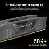 Corsair 32 GB DDR5-6000 (2x 16 GB) Kit werkgeheugen Zwart, CMK32GX5M2B6000Z28, Vengeance, XMP 3.0, EXPO