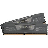 Corsair 96 GB DDR5-6000 Kit werkgeheugen Zwart, CMK96GX5M2B6000C30, Vengeance, XMP