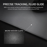 Corsair MM Anti-fray Cloth 3XL gaming muismat Grijs