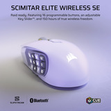 Corsair SCIMITAR Elite Wireless SE gaming muis Wit, 33.000 dpi, RGB leds