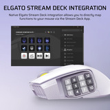 Corsair SCIMITAR Elite Wireless SE gaming muis Wit, 33.000 dpi, RGB leds