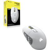 Corsair SCIMITAR Elite Wireless SE gaming muis Wit, 33.000 dpi, RGB leds