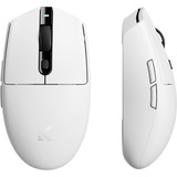 MCHOSE G3 Pro draadloze gaming muis Wit, 400 - 26.000 dpi, 2.4 GHz / USB-C / Bluetooth