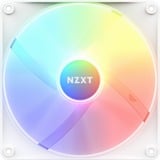 NZXT F140 RGB Core case fans Wit, 2 stuks, 140 x 140 x 26 mm, PWM, Incl. controller
