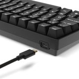 Sharkoon SKILLER SGK50 S2 PBT RGB mechanisch gaming toetsenbord Zwart, BE lay-out (AZERTY), Gateron G Pro 3.0 Yellow, 96%, Hot-swappable