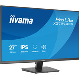 iiyama ProLite X2797QSU-B1 27" monitor Zwart (mat), HDMI, DisplayPort, USB, Audio