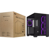 ASUS A32 PLUS midi tower behuizing Zwart | 2x USB-A | 1x USB-C | RGB | Tempered Glass