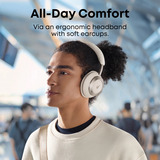 Anker Soundcore Space One Pro over-ear hoofdtelefoon Crème, Bluetooth